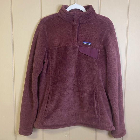 Patagonia Tops - Patagonia Re-Tool Snap-T Fleece Pullover Size Large Purple
